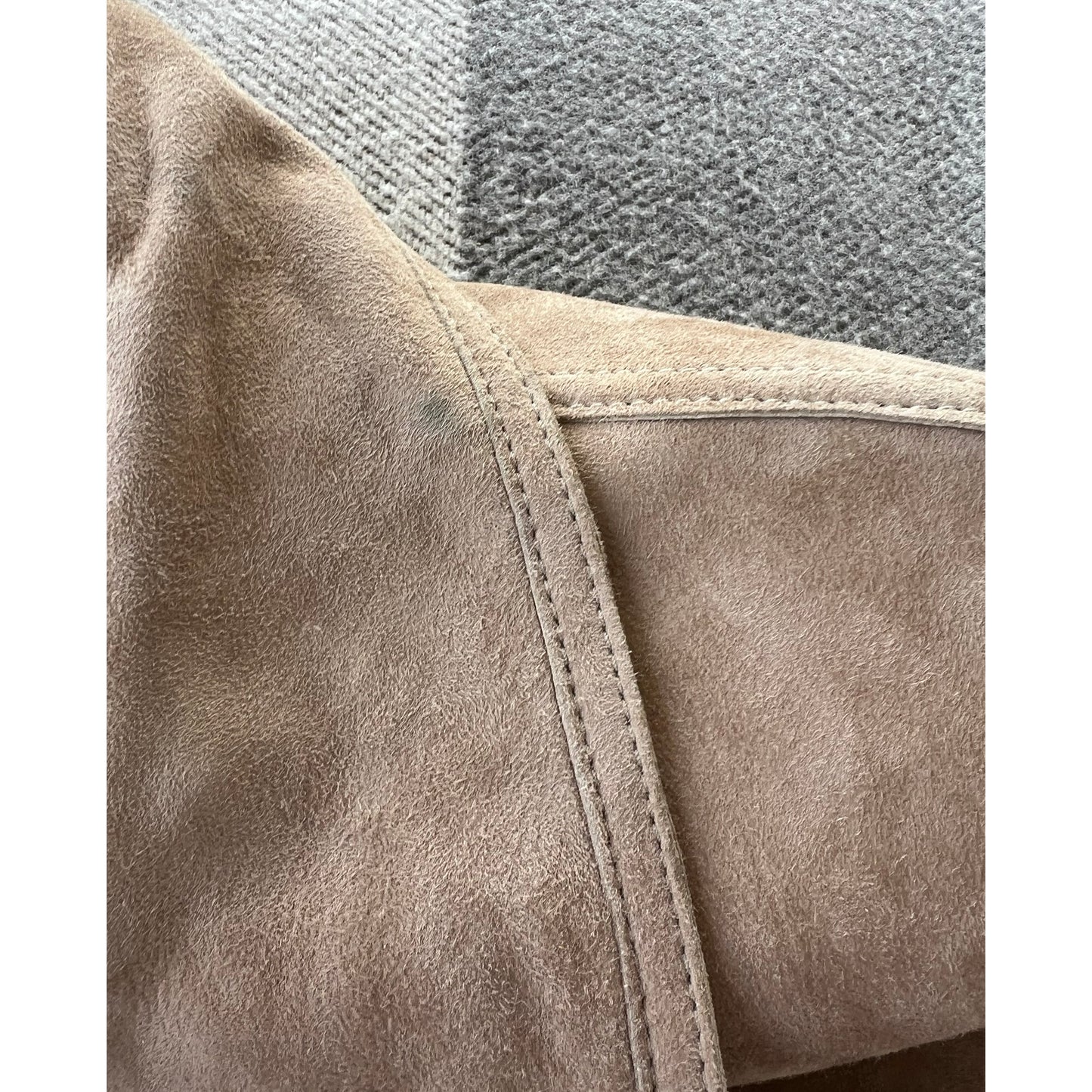 Burberry Prorsum Suede Double Breasted Jacket, size 42 (fits like size 6)