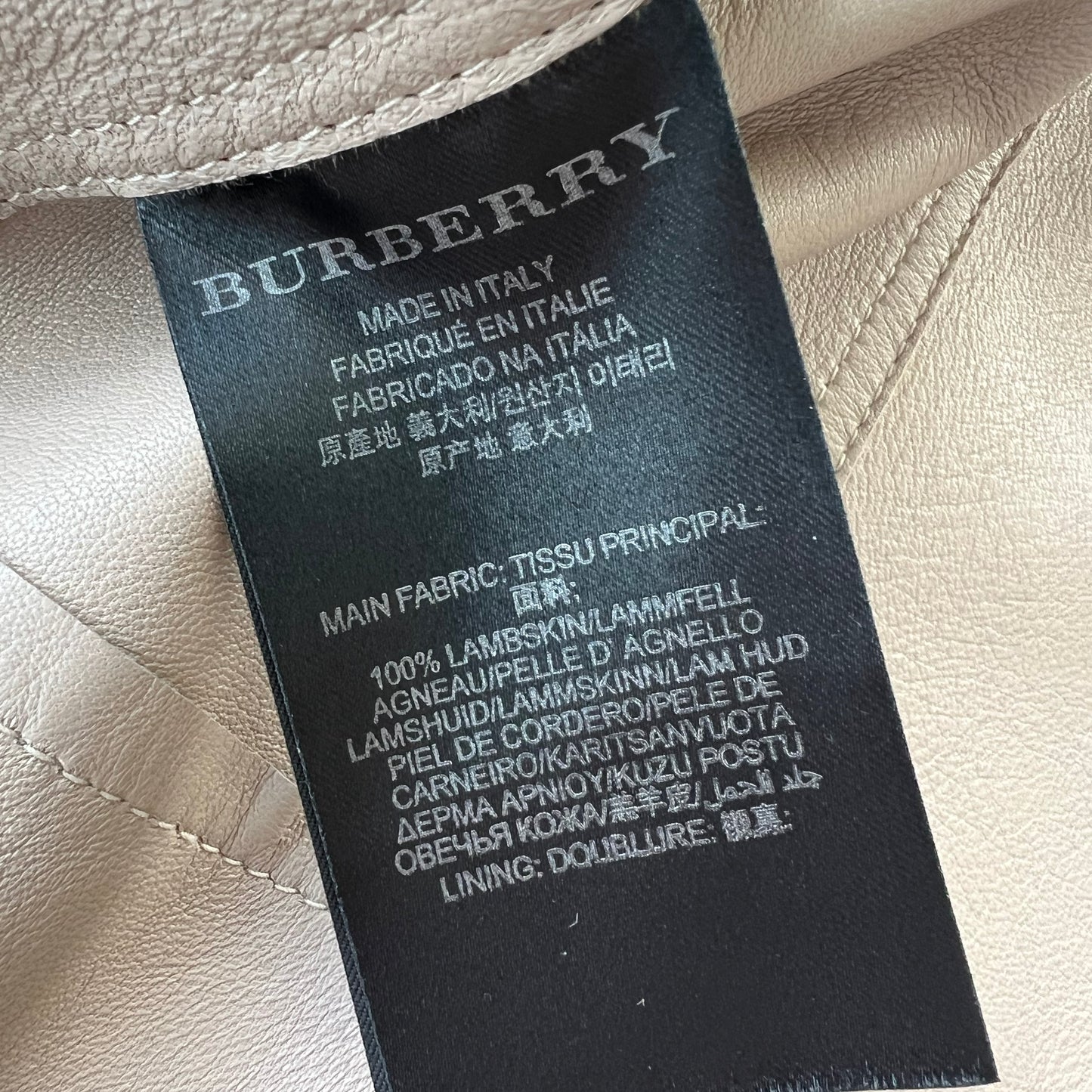 Burberry Prorsum Suede Double Breasted Jacket, size 42 (fits like size 6)