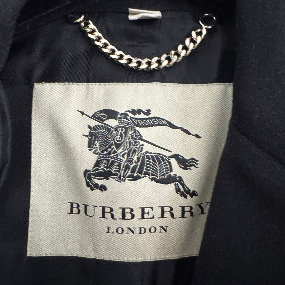 Burberry Wool/Cashmere Coat in Black, US size 12 (fits US 8/10)