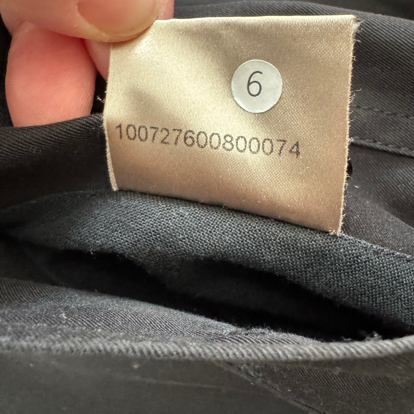 Burberry Short Trench Coat in Black, Size US 6 (8UK) - Fits like size 4 US