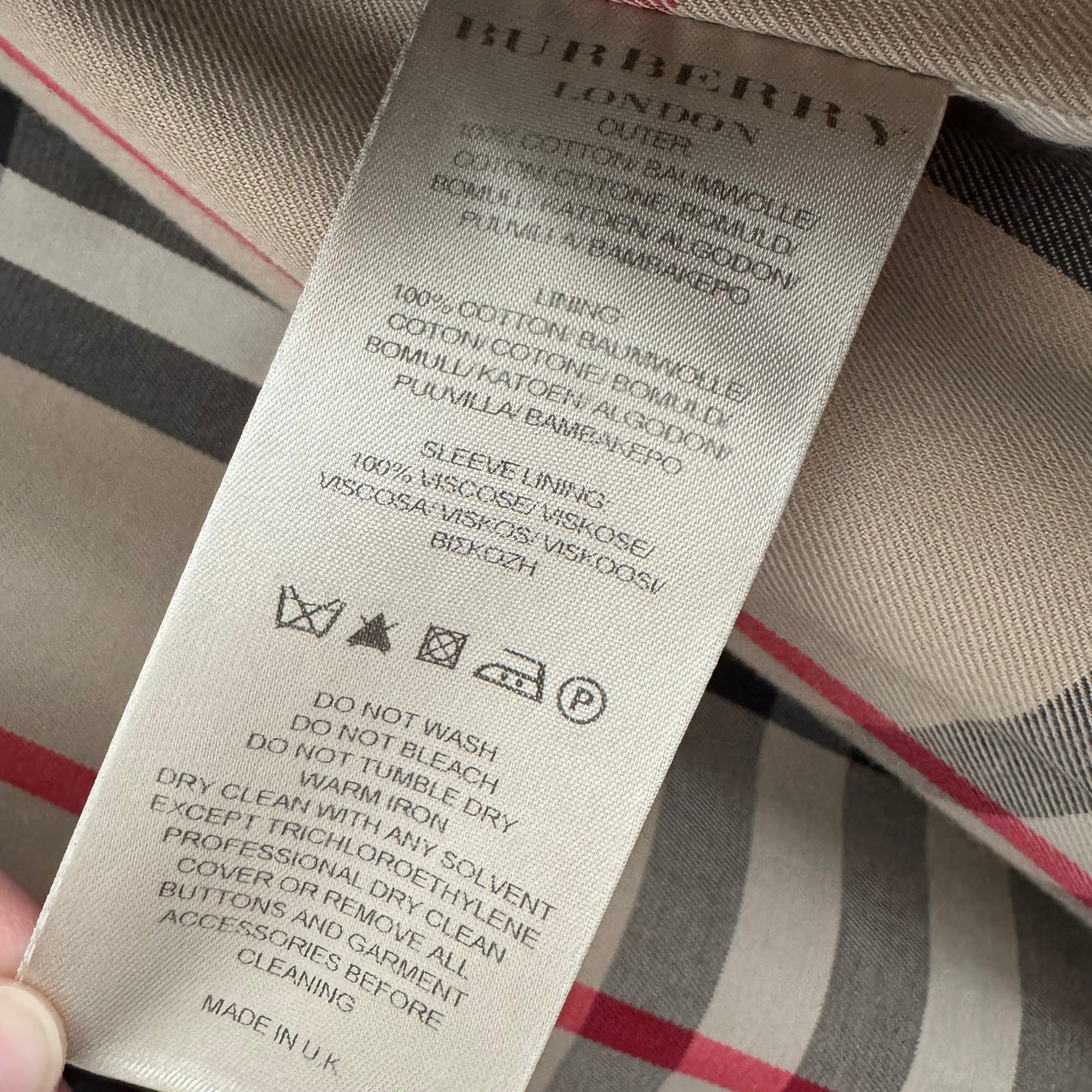 Burberry Short Trench Coat in Black, Size US 6 (8UK) - Fits like size 4 US