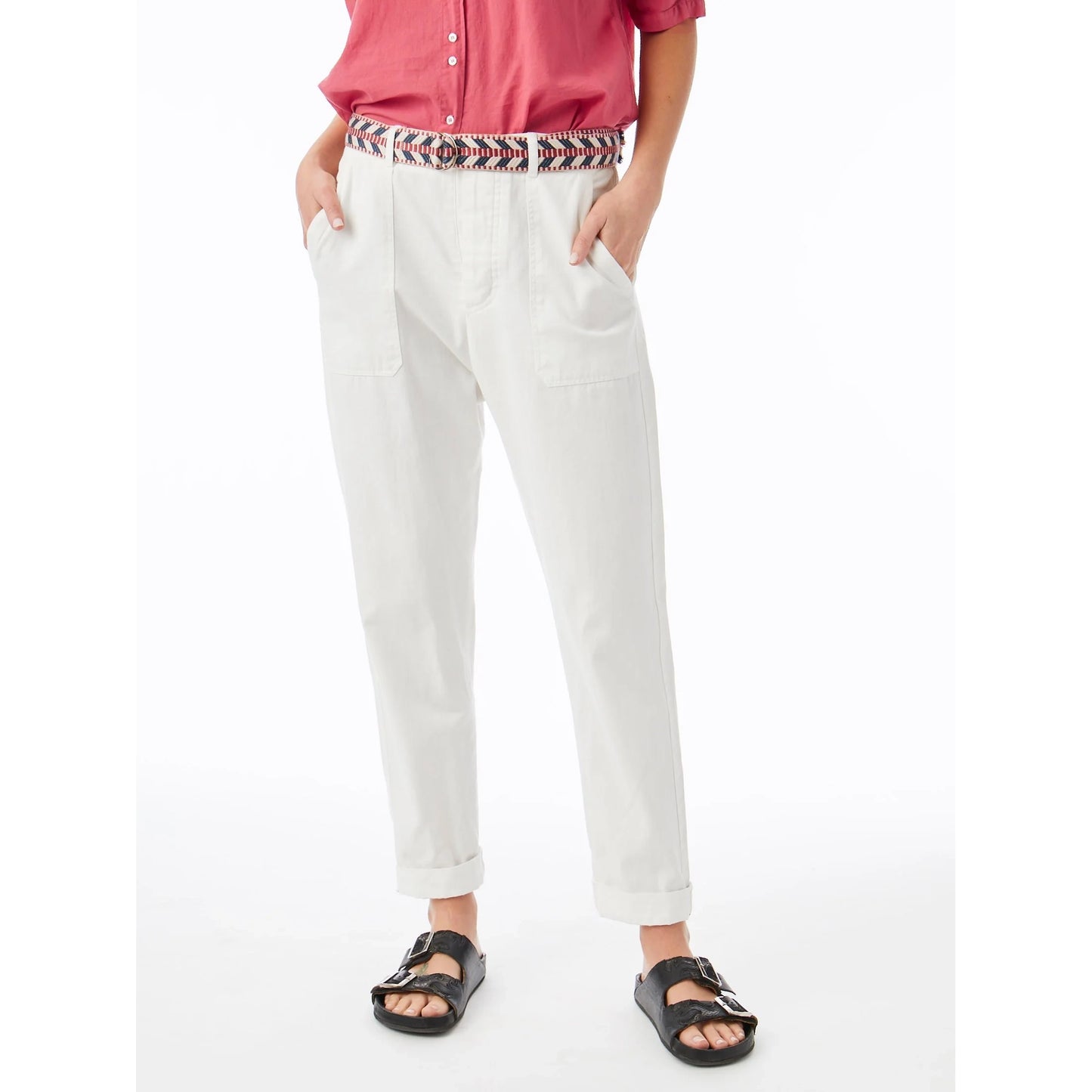 Xirena "Tucker" Utility Pant in White, size Large