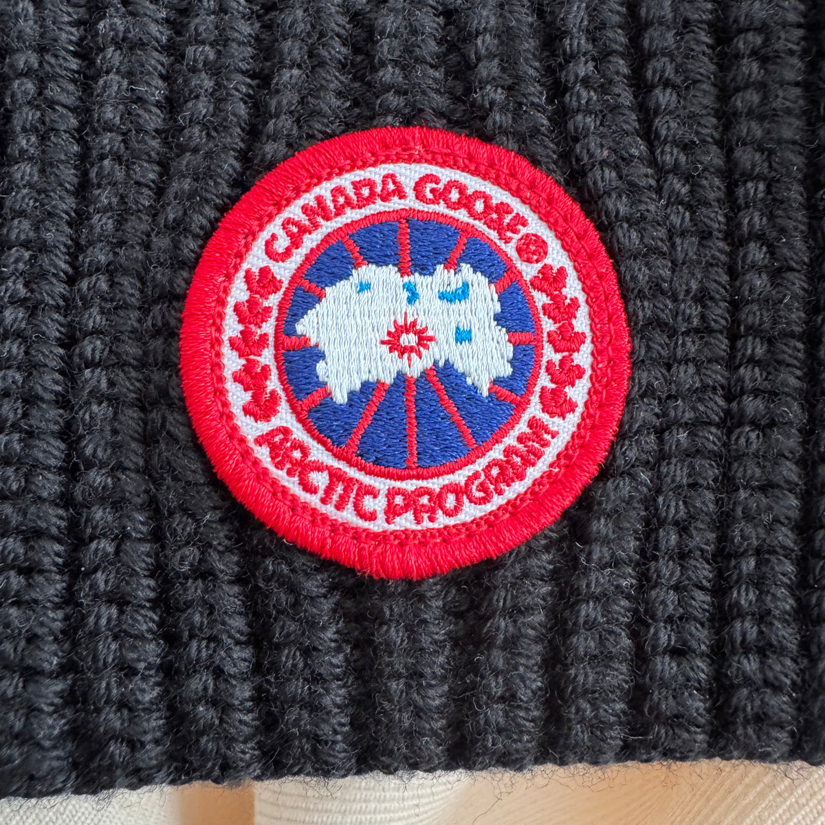 Canada Goose Knit Beanie in Black