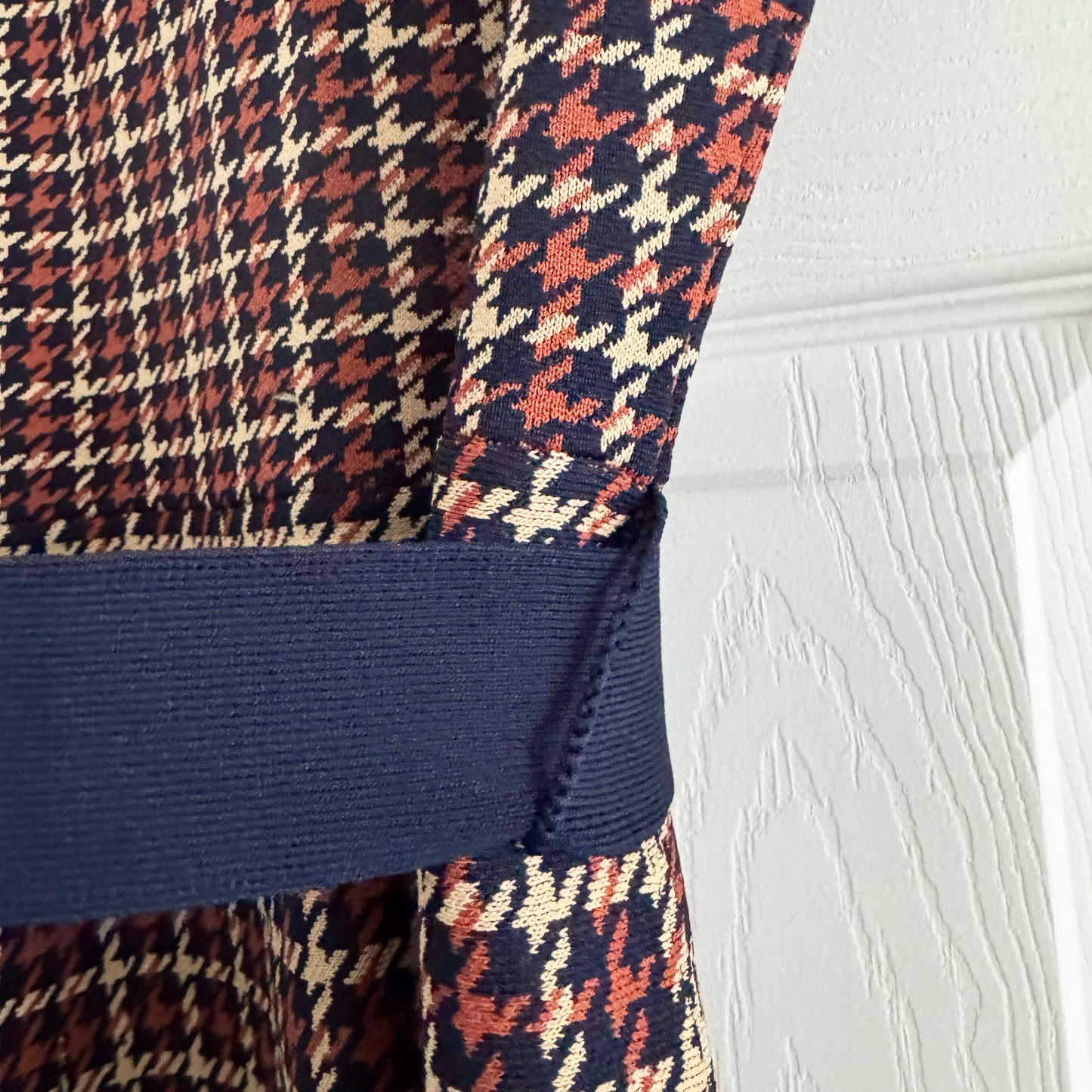 Cara Cara "Brice" Dress in Navy Check, size Small