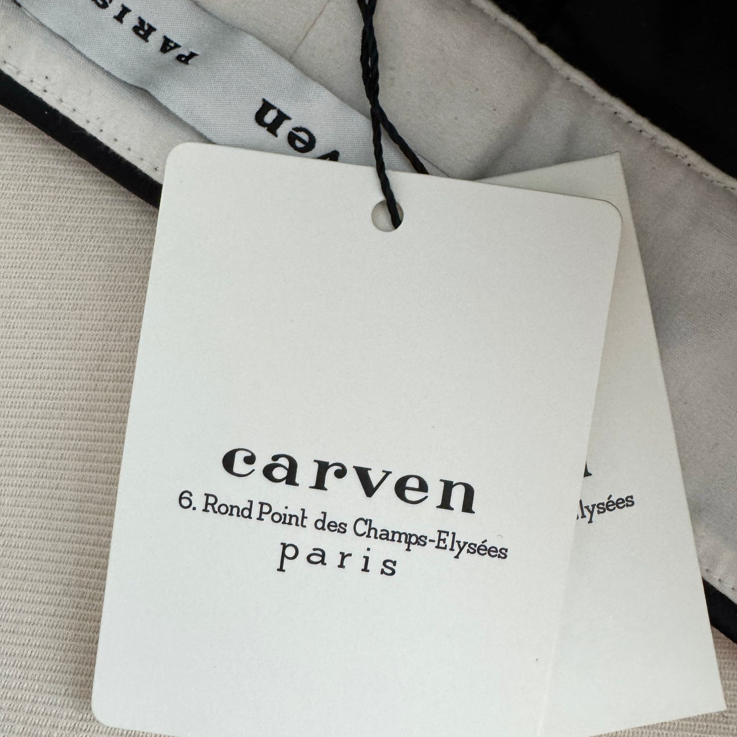 Carven Pleated Satin Bermuda Shorts, size 36