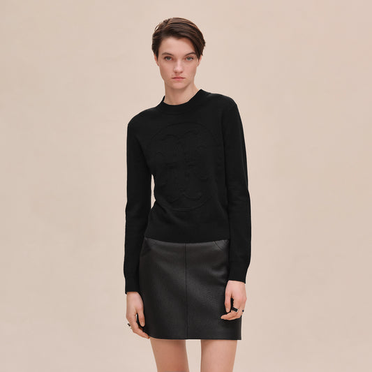 Hermes "H-Lift" Sweater in Black, fits size Small