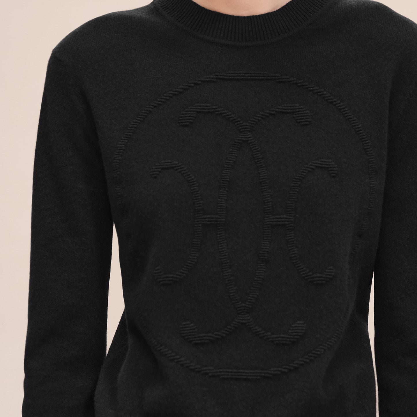 Hermes "H-Lift" Sweater in Black, fits size Small