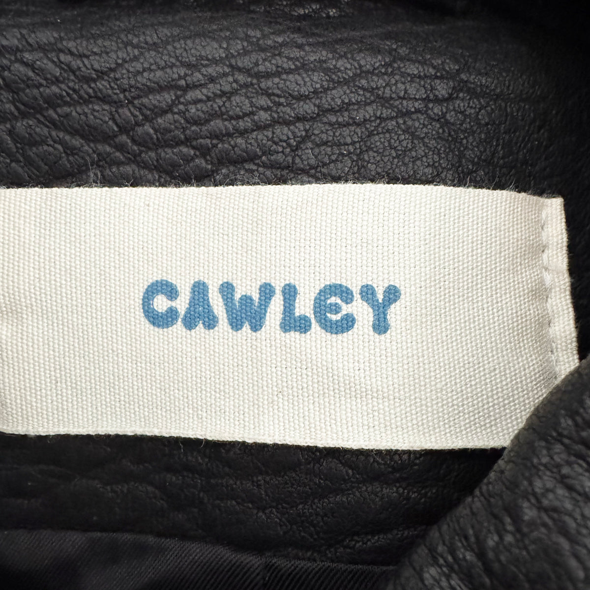 Cawley Studios "Flying Jacket" in Black Leather, size XS (fits S-L)