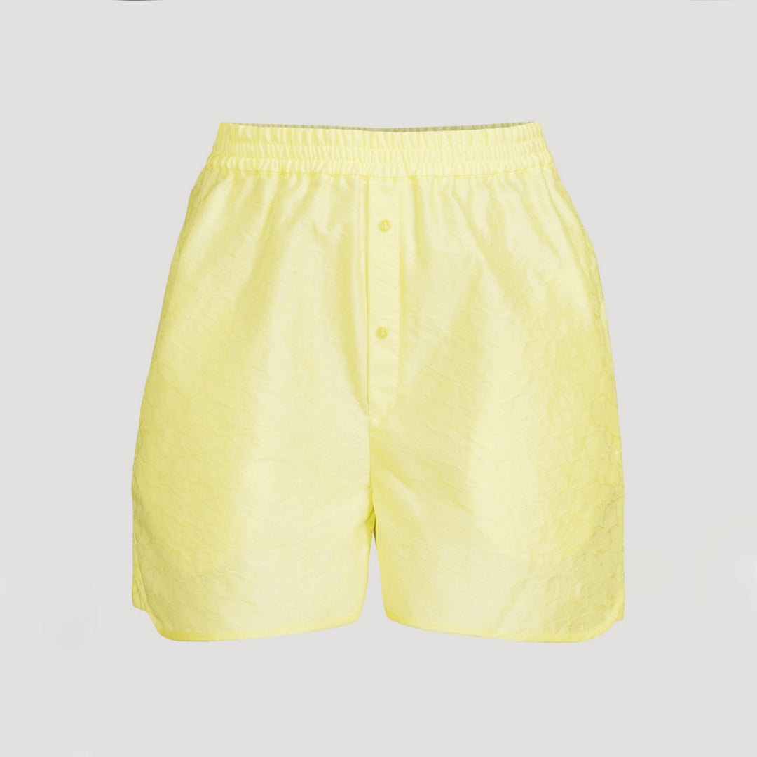 Cecilie Bahnsen "Nivi" Shorts in Yellow, size 4US/8UK ** AS IS **