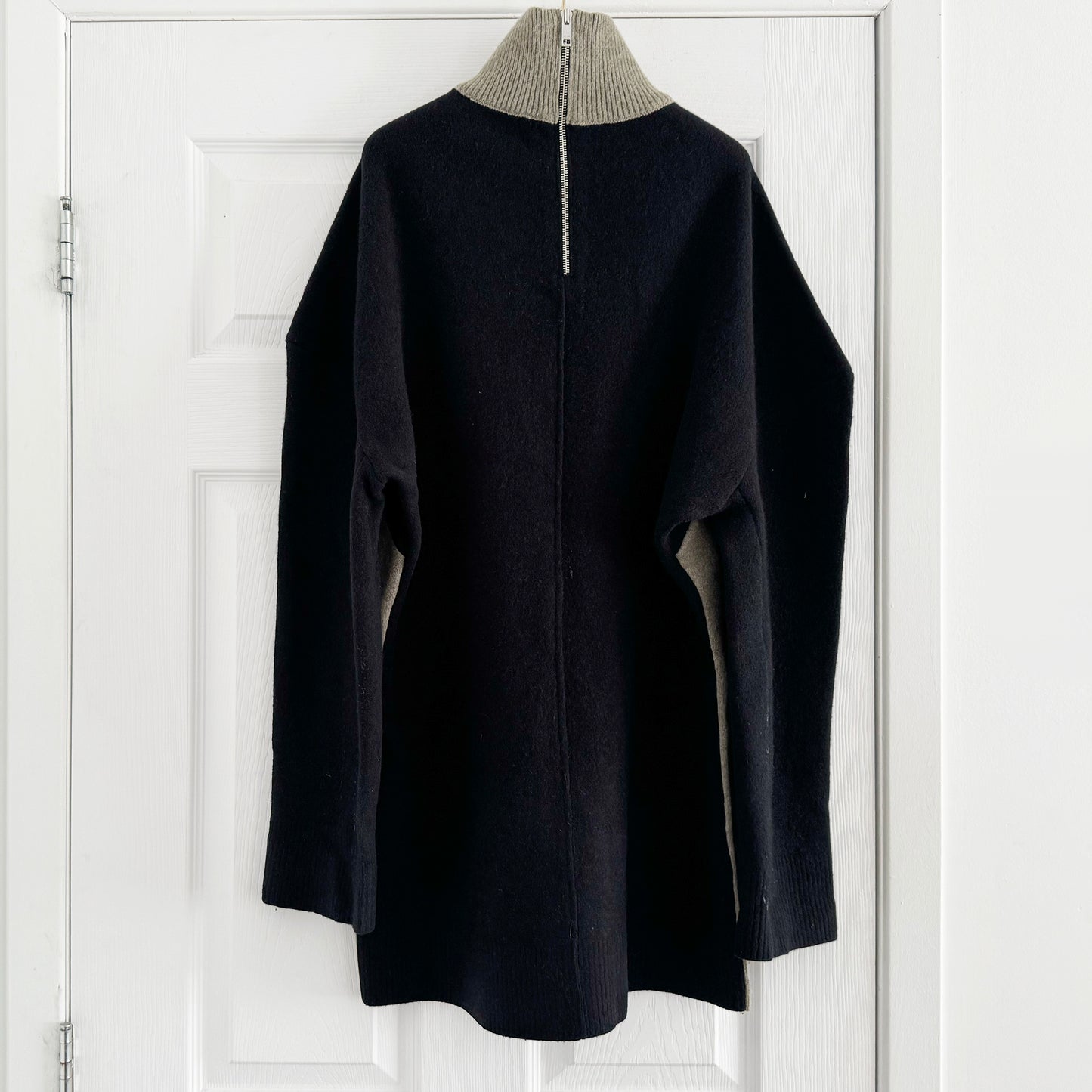 Celine Colourblocked Wool/Cashmere Tunic, size Small