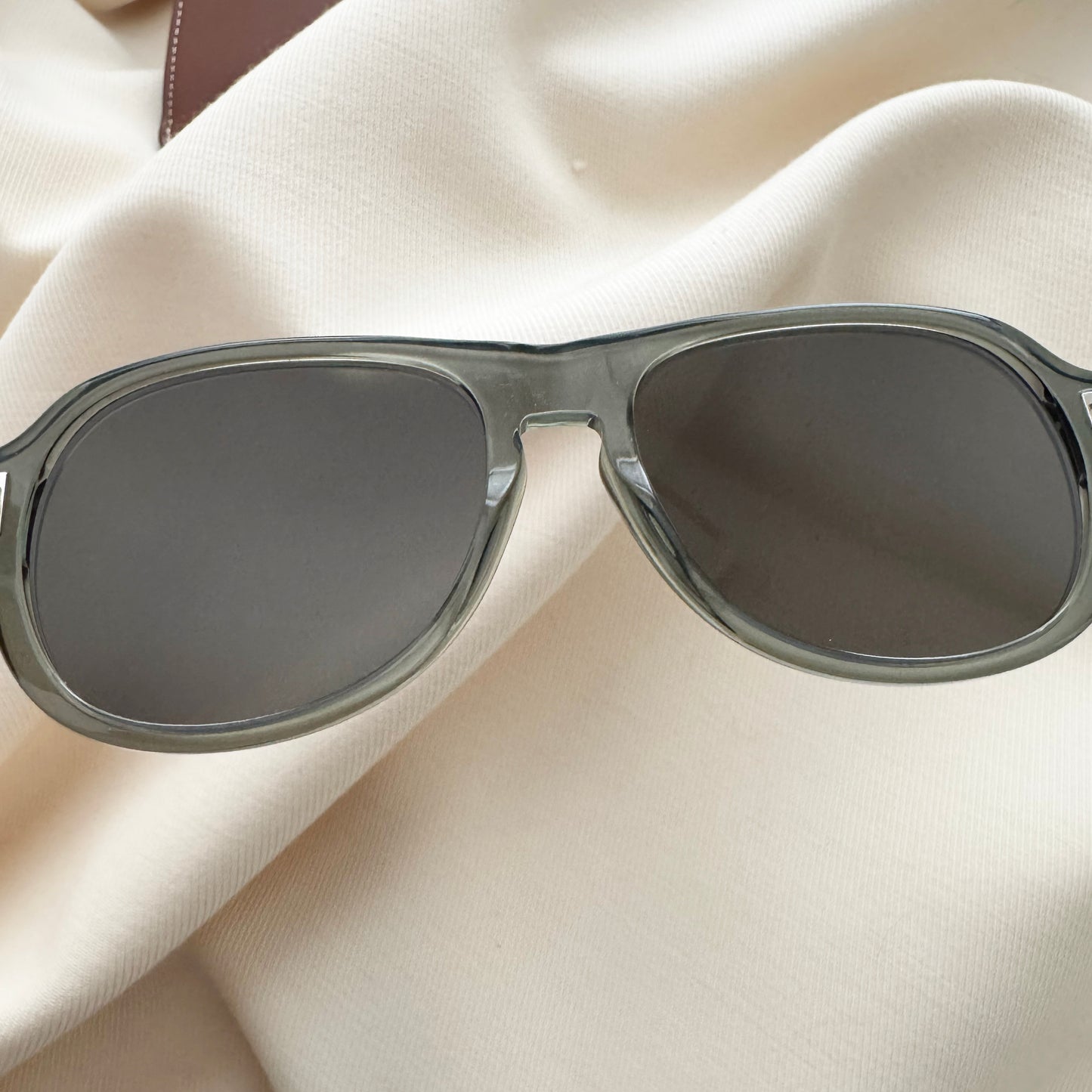 Celine 56mm Aviator Style Sunglasses in Green