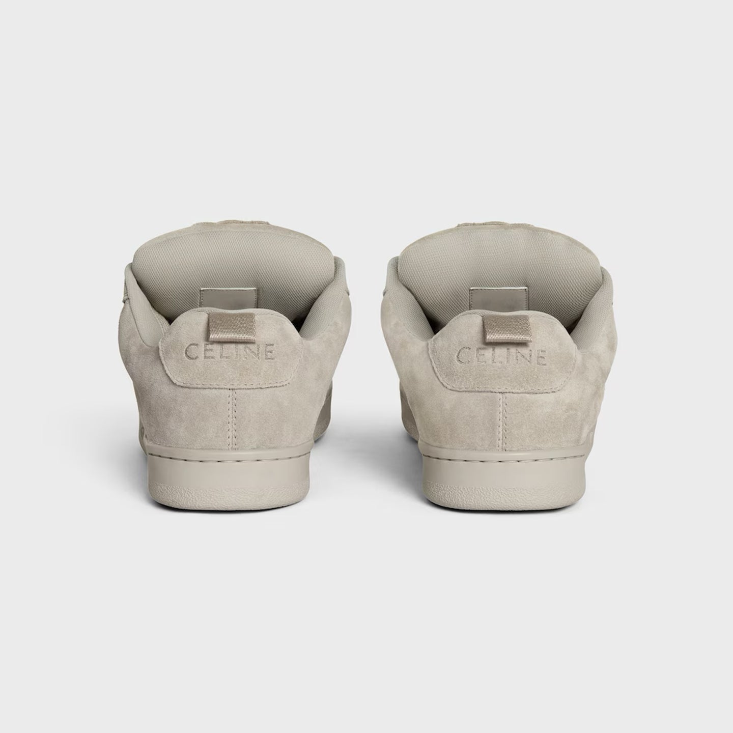 Celine "Huntington" Suede Sneakers in Beige, size 41