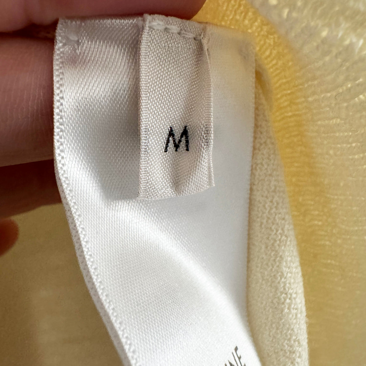 Celine Sleeveless Knit Turtleneck in Cream, size Medium (fits Small)
