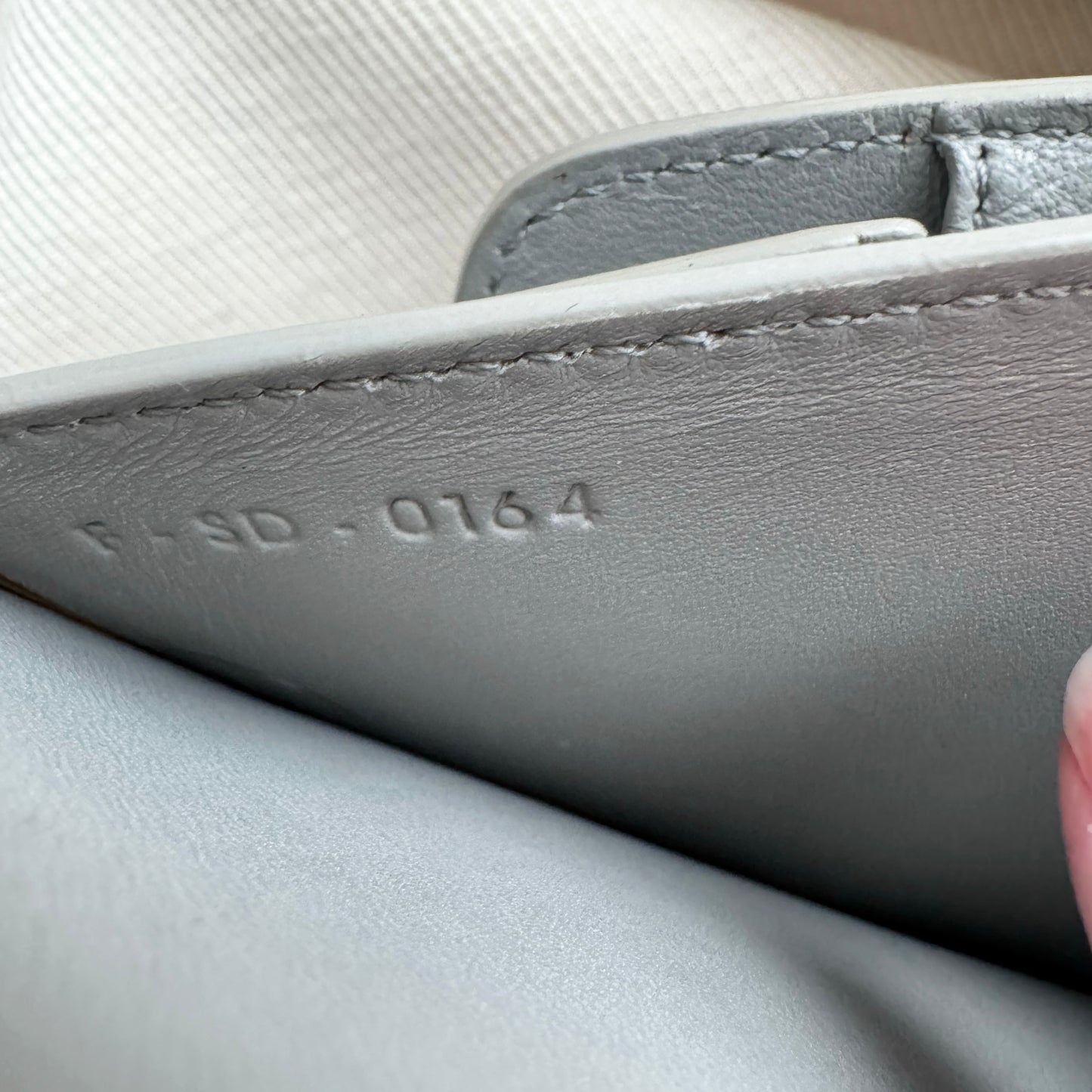 Celine Small Zip Wallet in Dual Tone Grey