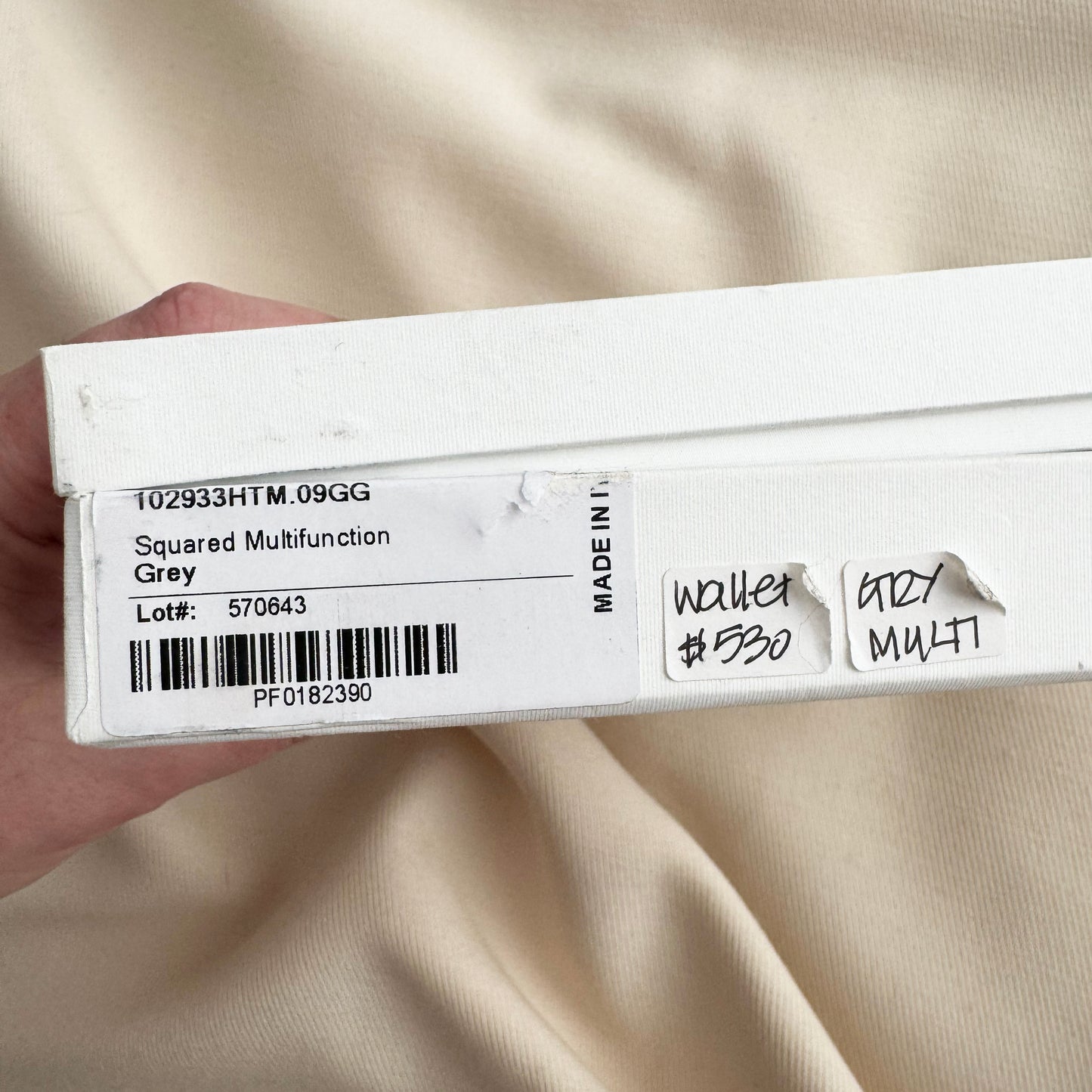 Celine Small Zip Wallet in Dual Tone Grey