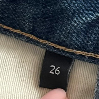 Celine "Dylan" Jeans in Union Wash, size 26 (fits 24/25)