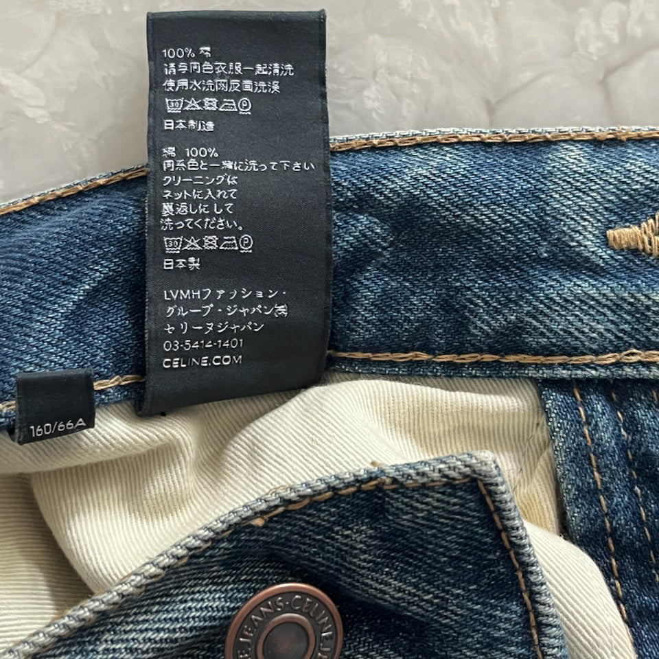 Celine "Dylan" Jeans in Union Wash, size 26 (fits 24/25)