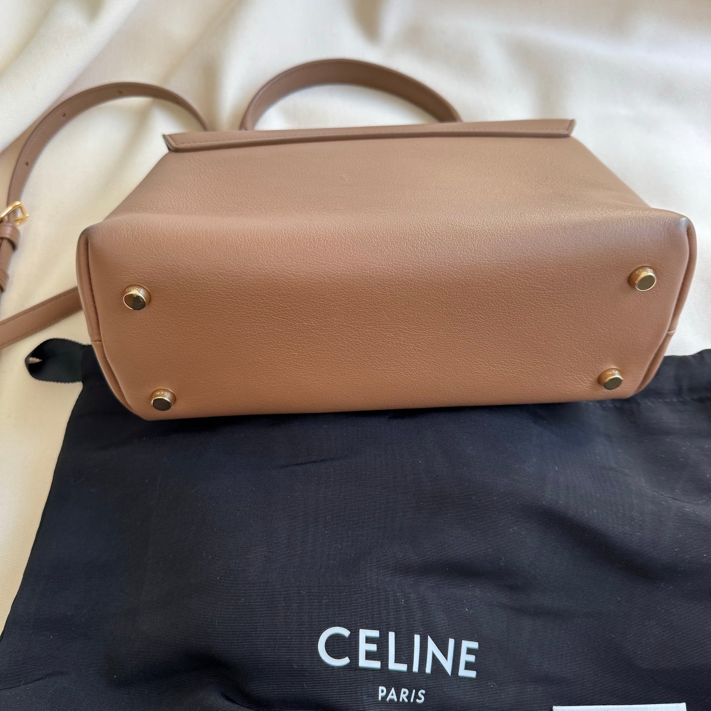 Celine Medium "Nino" Bag in Bronze