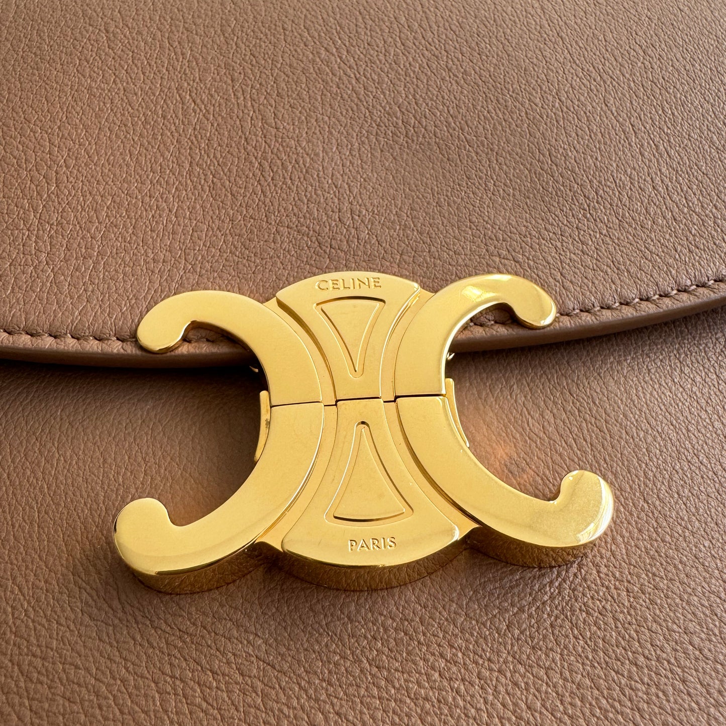 Celine Medium "Nino" Bag in Bronze