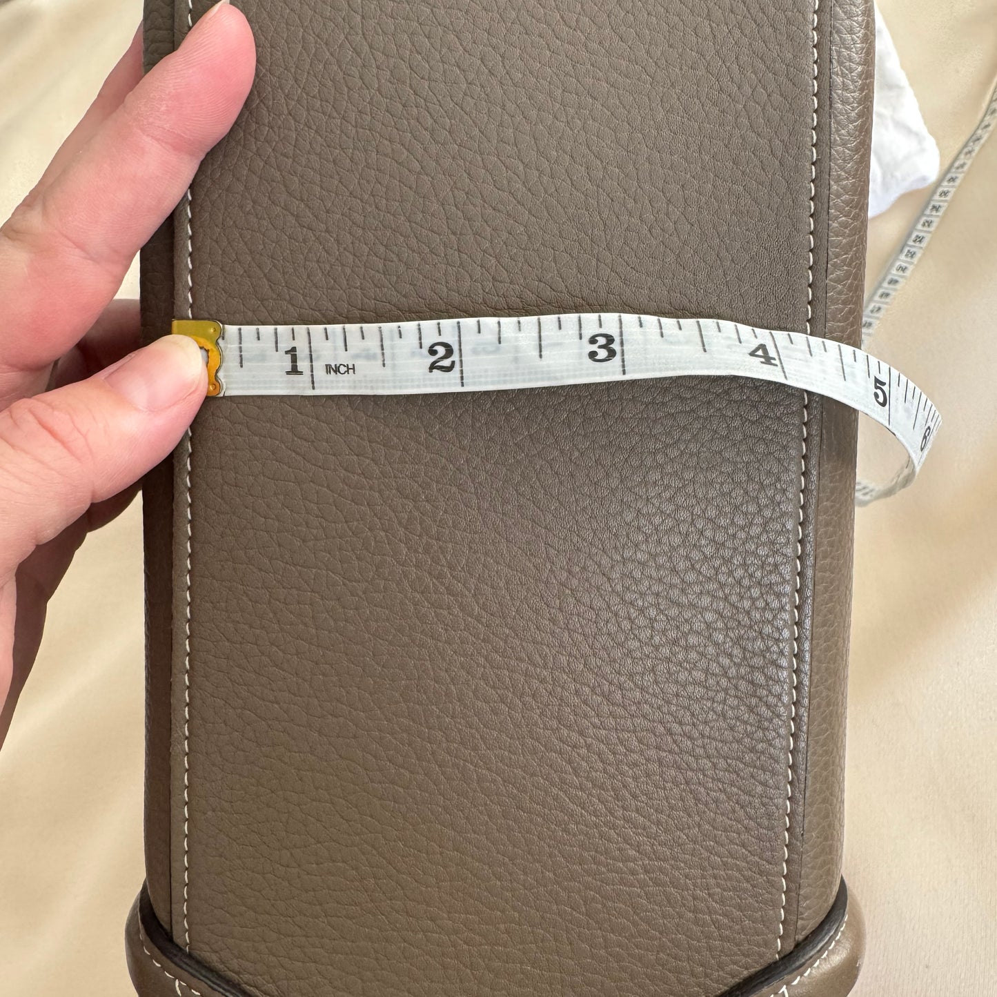 Celine Micro Luggage Bag in Taupe (Souris)