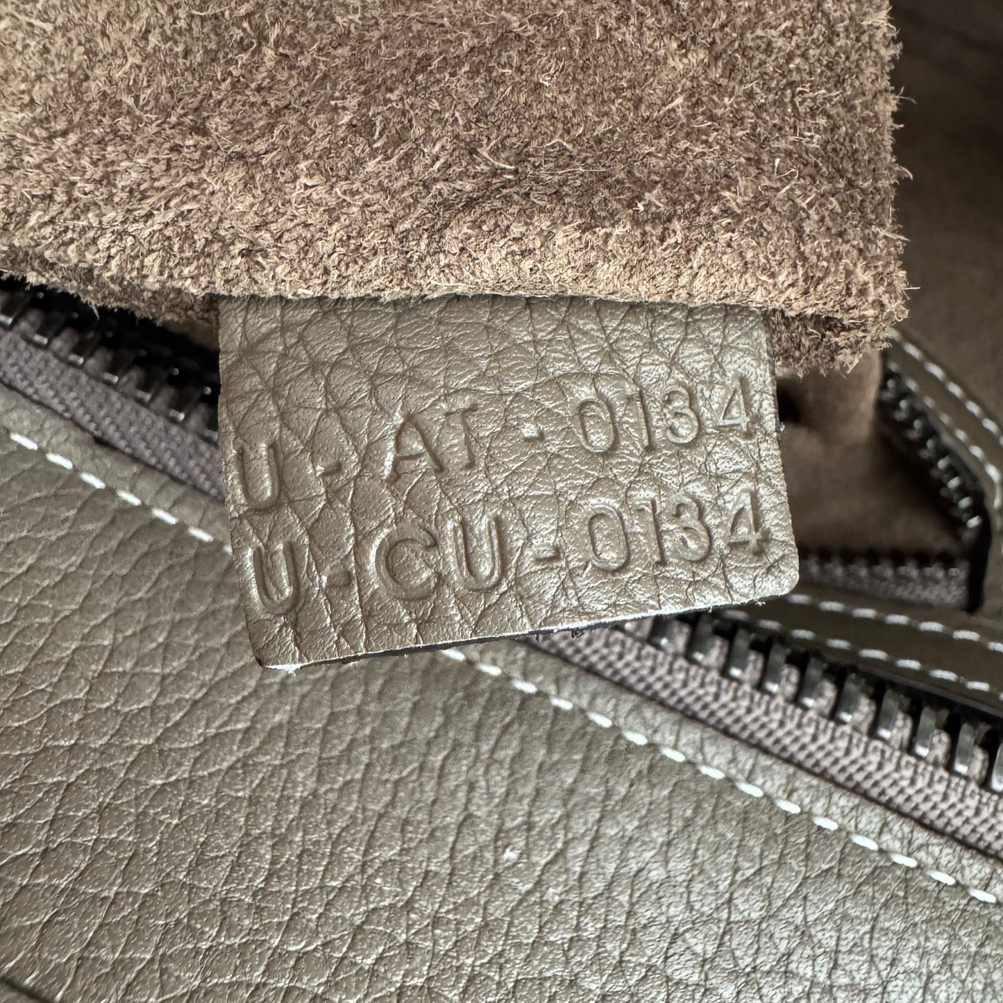 Celine Micro Luggage Bag in Taupe (Souris)