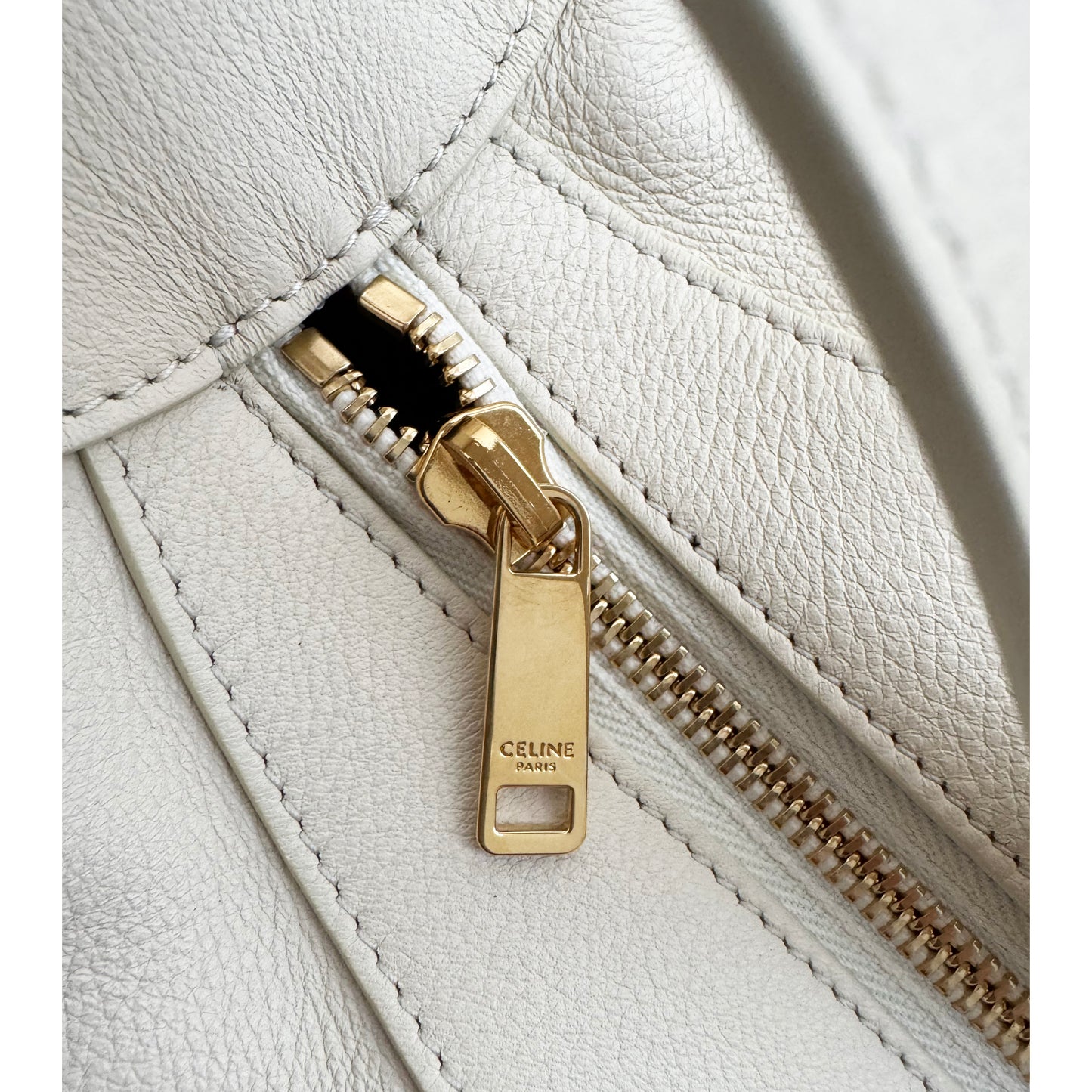 Celine Medium "Romy" Bag in "Rice"