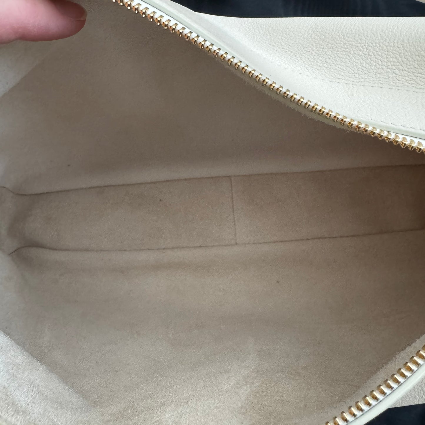 Celine Medium "Romy" Bag in "Rice"