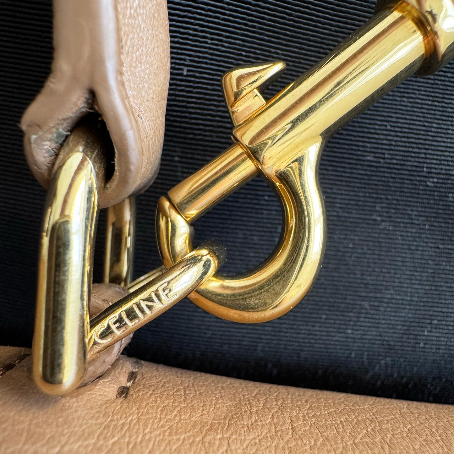 Celine Medium "Nino" Bag in Bronze