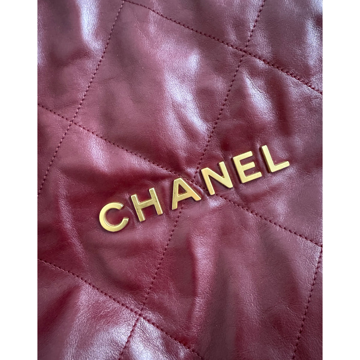 Chanel 22 Small in Burgundy Calfskin