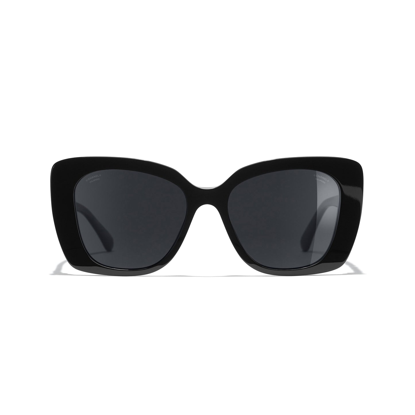 Chanel Square "5422-B-A" Sunglasses in Black