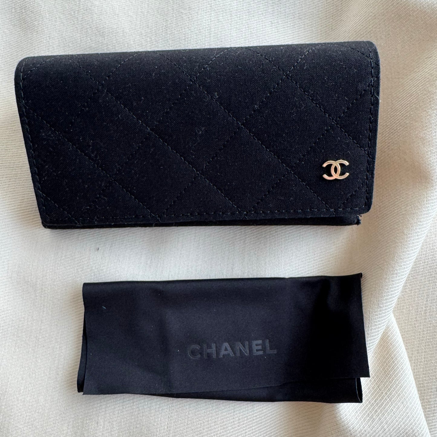 Chanel Square "5422-B-A" Sunglasses in Black