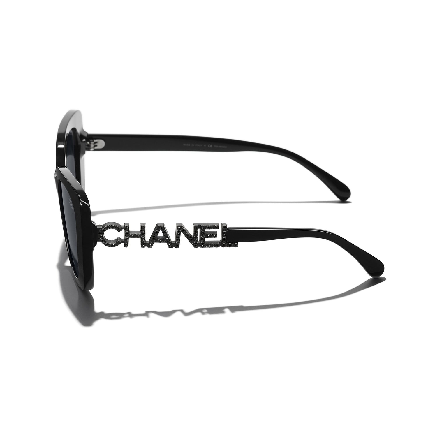 Chanel Square "5422-B-A" Sunglasses in Black