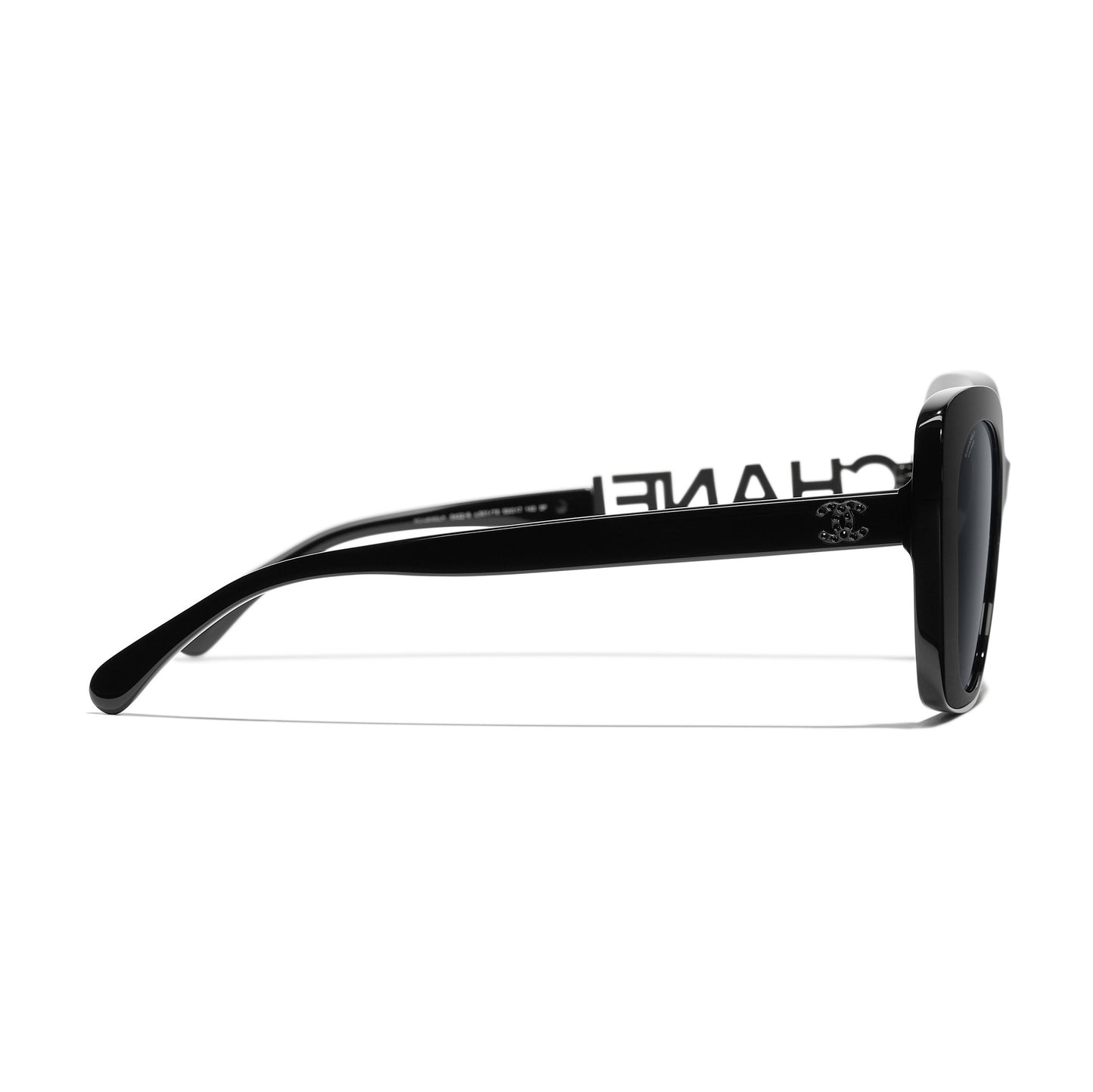 Chanel Square "5422-B-A" Sunglasses in Black