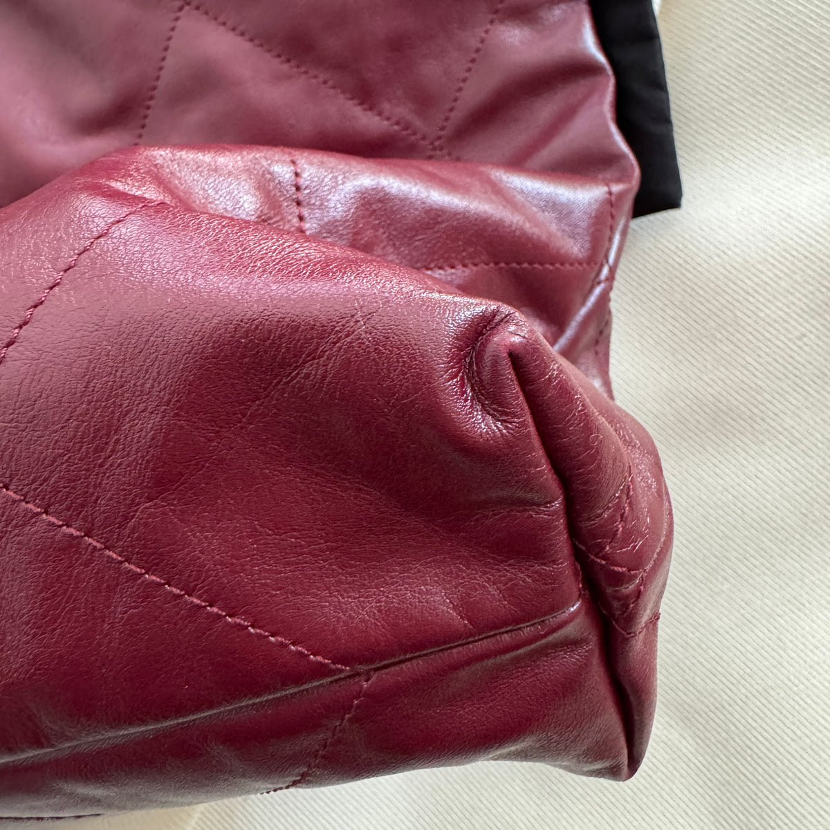 Chanel 22 Small in Burgundy Calfskin