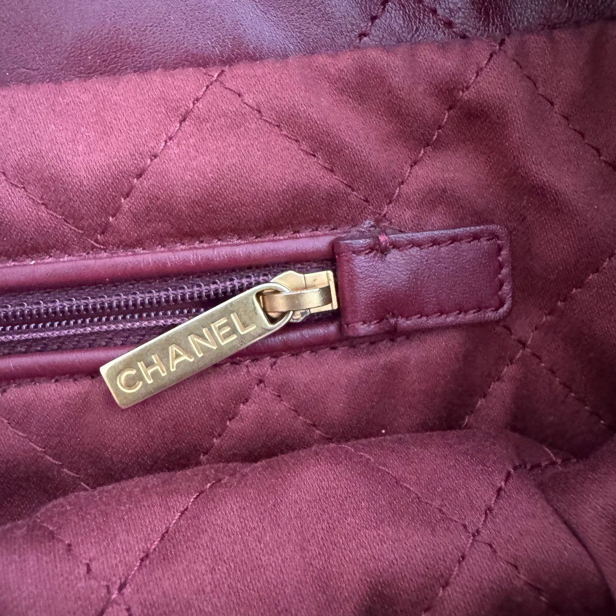 Chanel 22 Small in Burgundy Calfskin