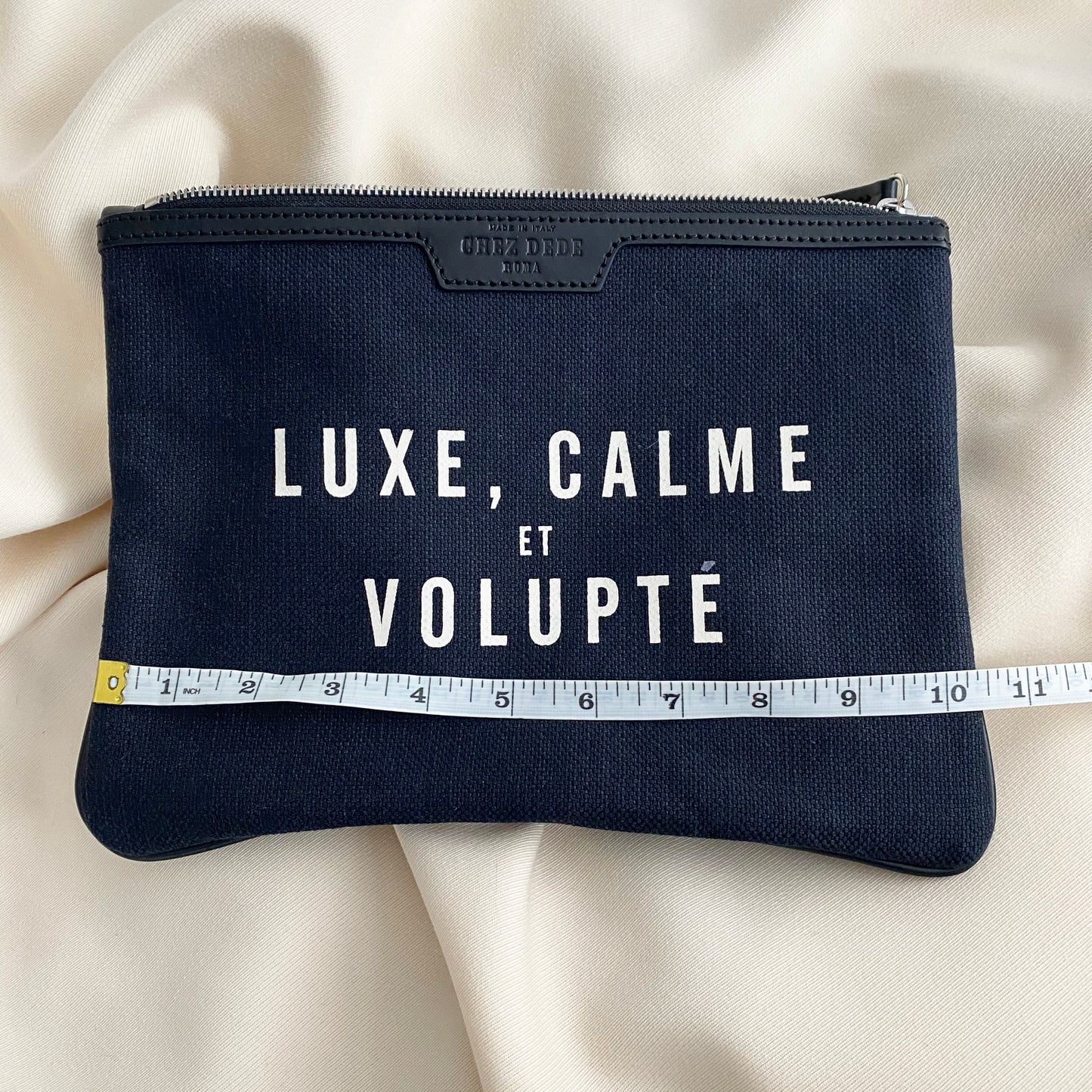 Chez Dede Canvas Pouch/Clutch