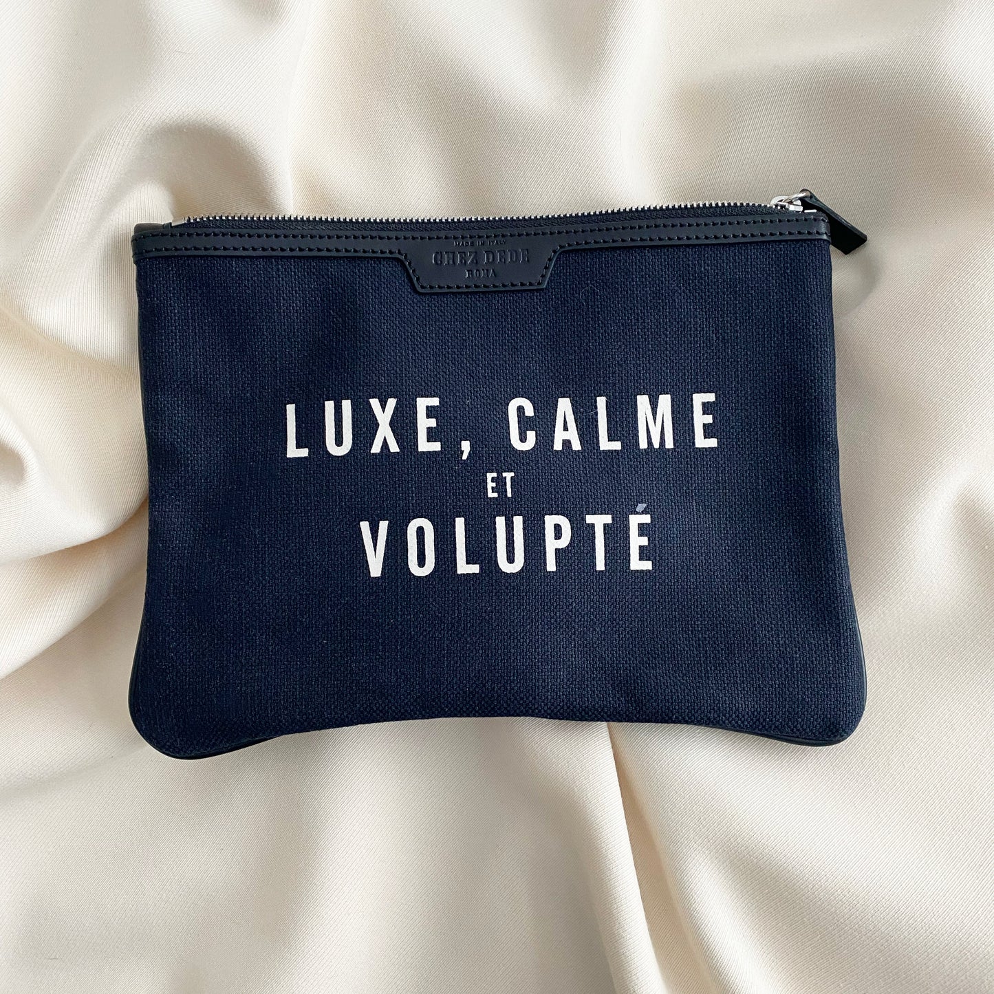 Chez Dede Canvas Pouch/Clutch