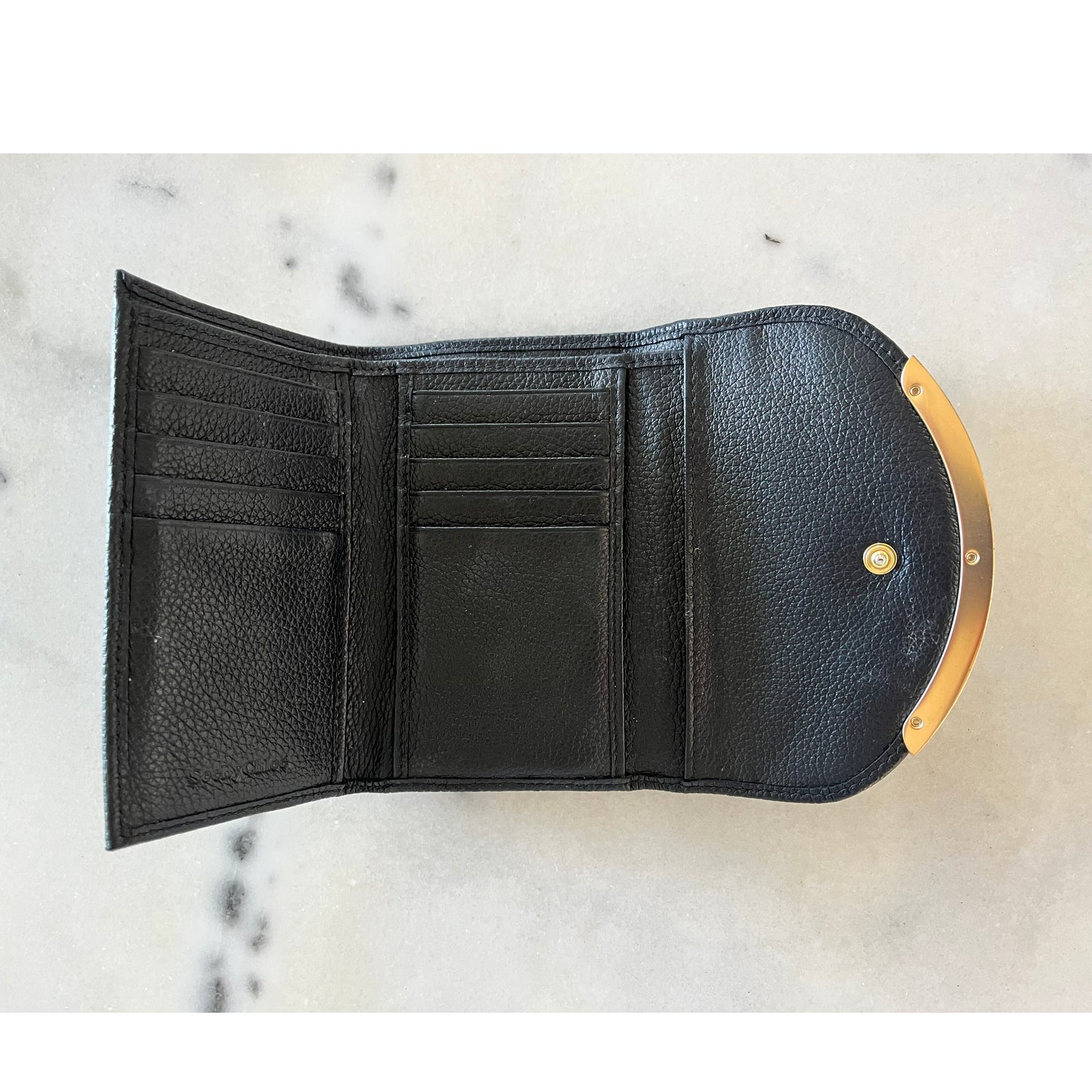 See by Chloe "lizzie" Wallet in Black