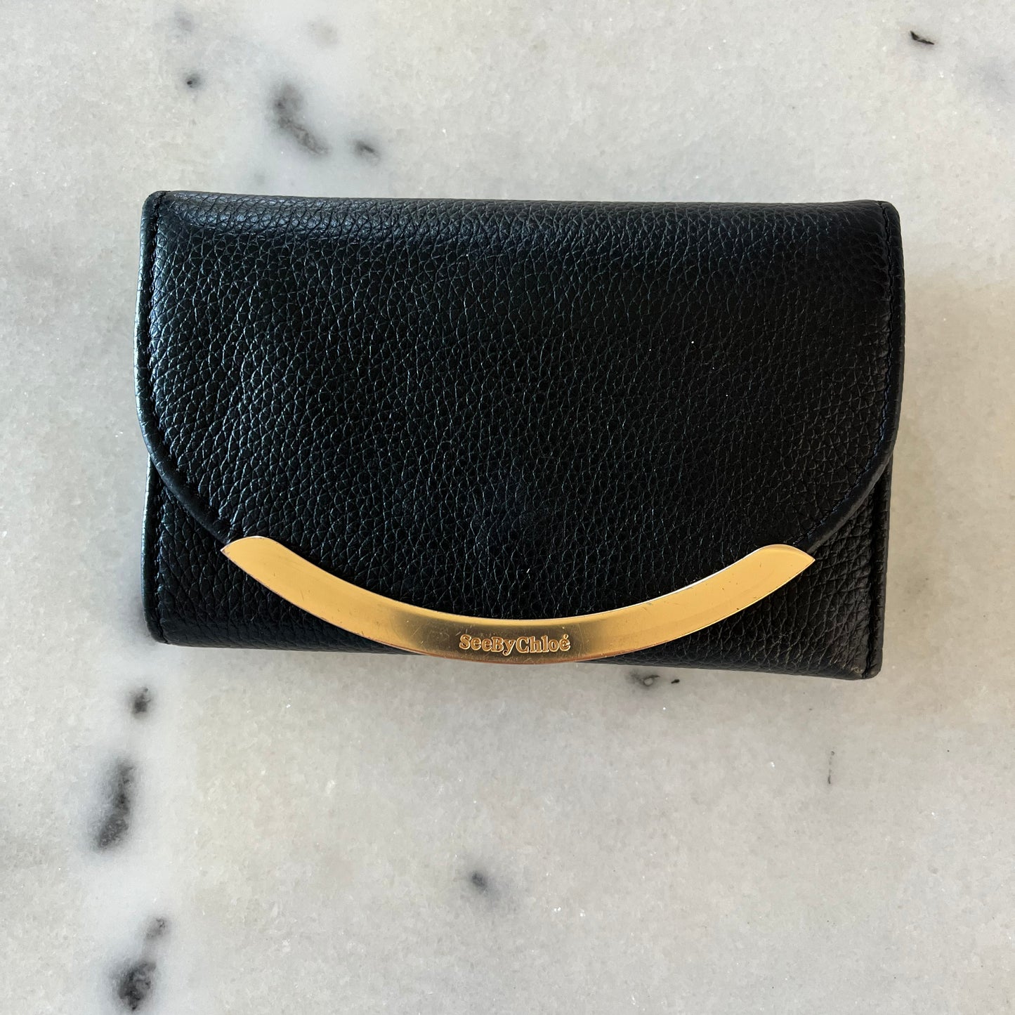 See by Chloe "lizzie" Wallet in Black