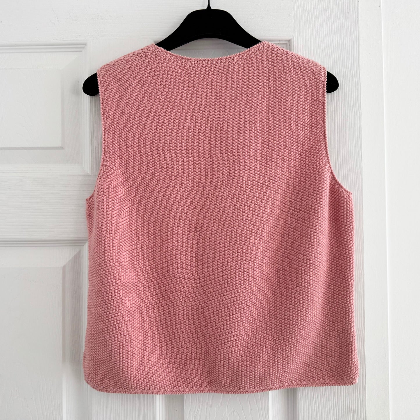 Christine Alacay Cotton Knit Vest, size Small