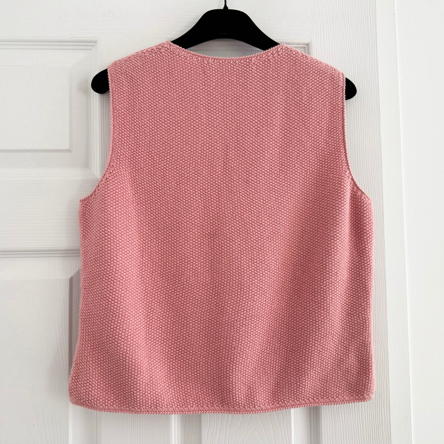 Christine Alacay Cotton Knit Vest, size Small