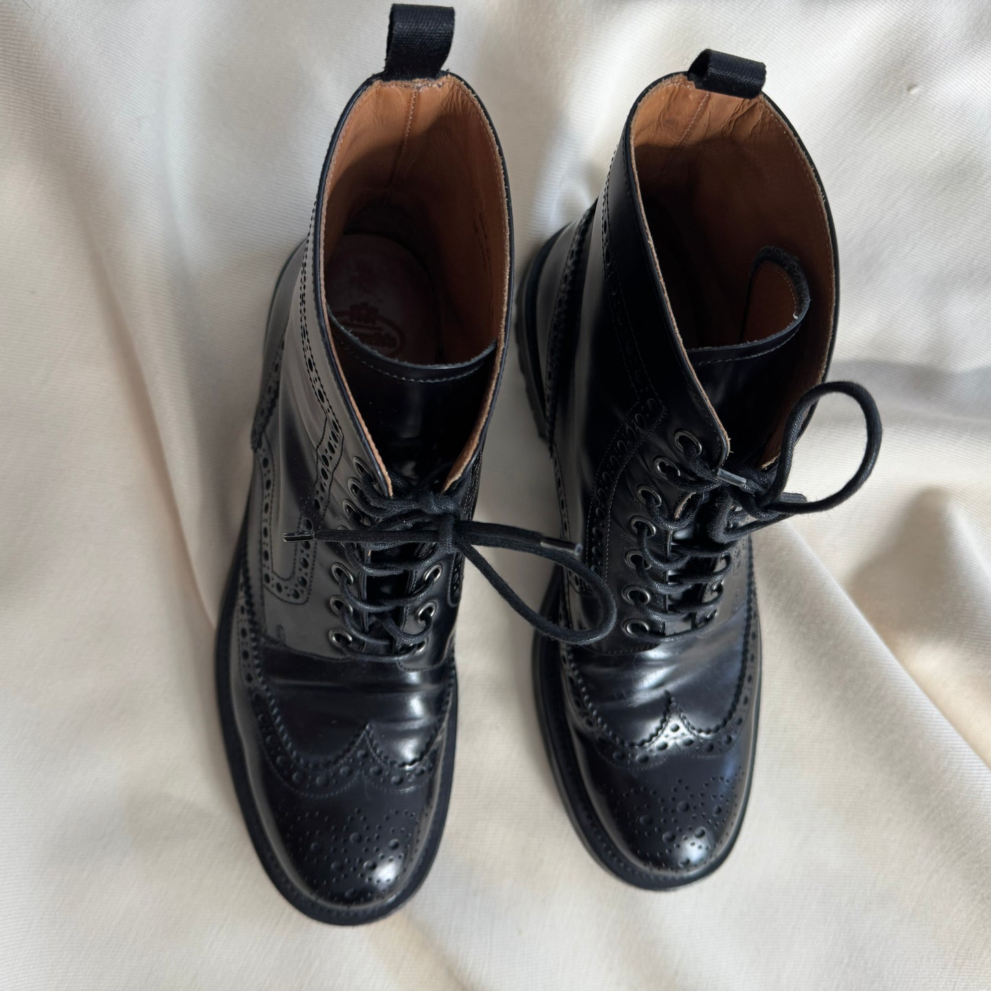 Mocassins Crown en velours vert foncé Church's, taille 40,5