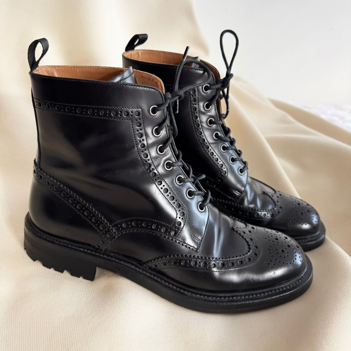 Mocassins Crown en velours vert foncé Church's, taille 40,5