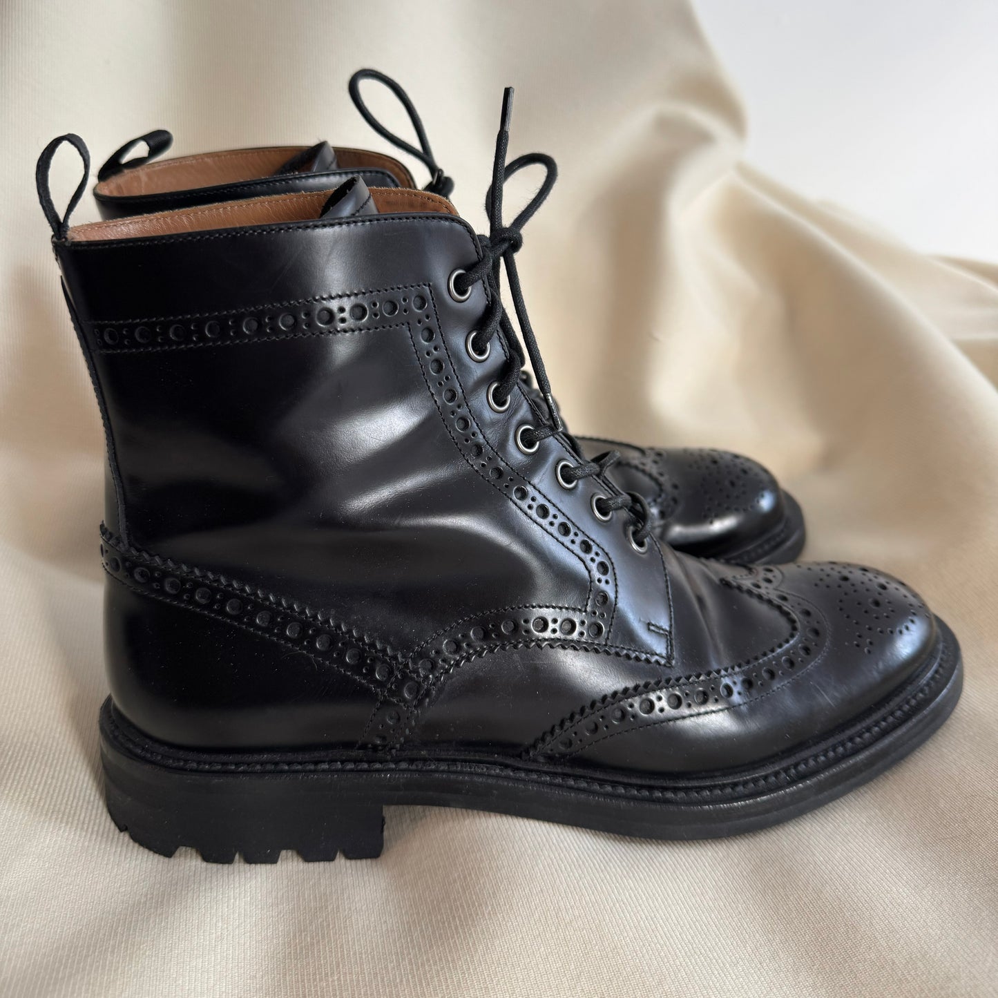 Mocassins Crown en velours vert foncé Church's, taille 40,5