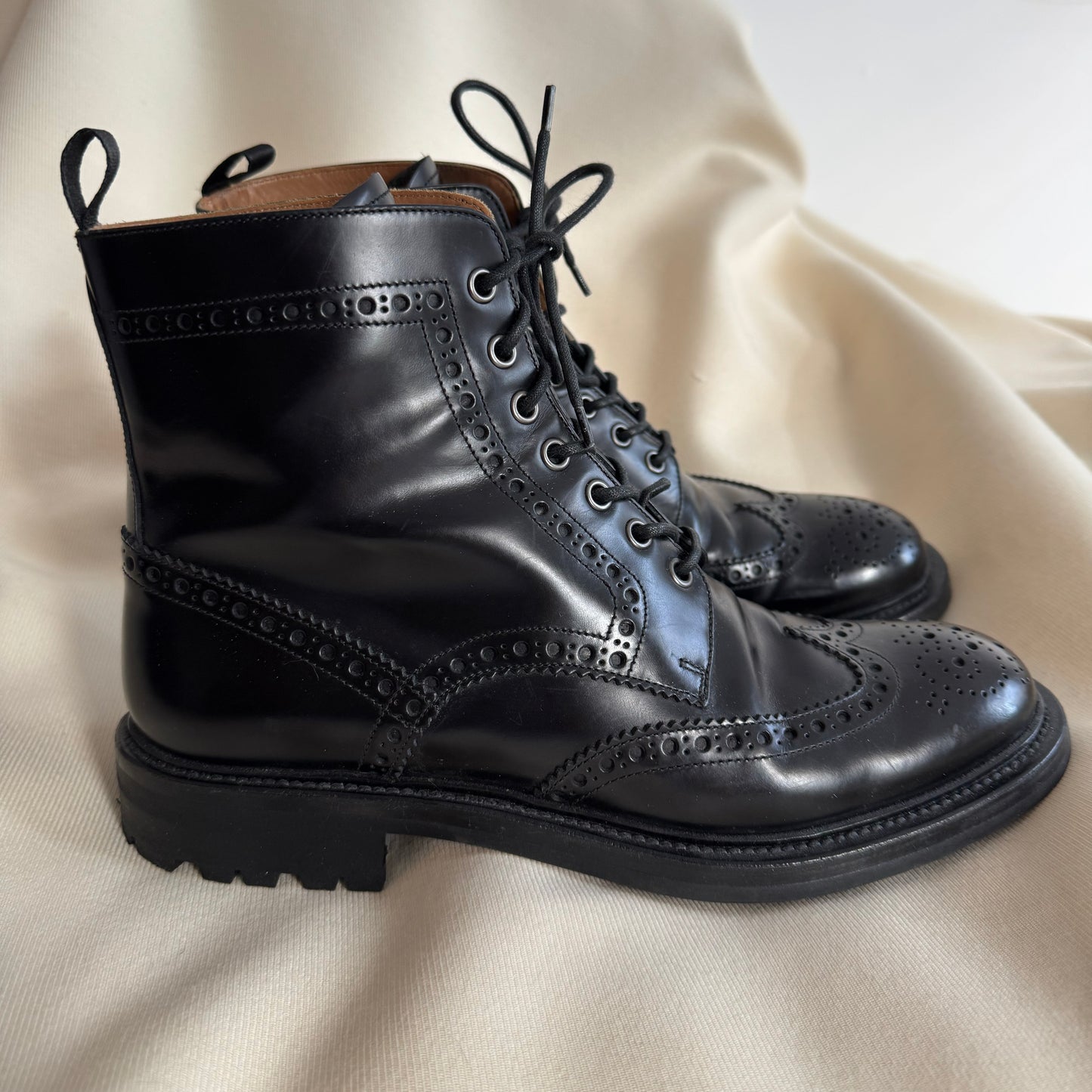 Mocassins Crown en velours vert foncé Church's, taille 40,5