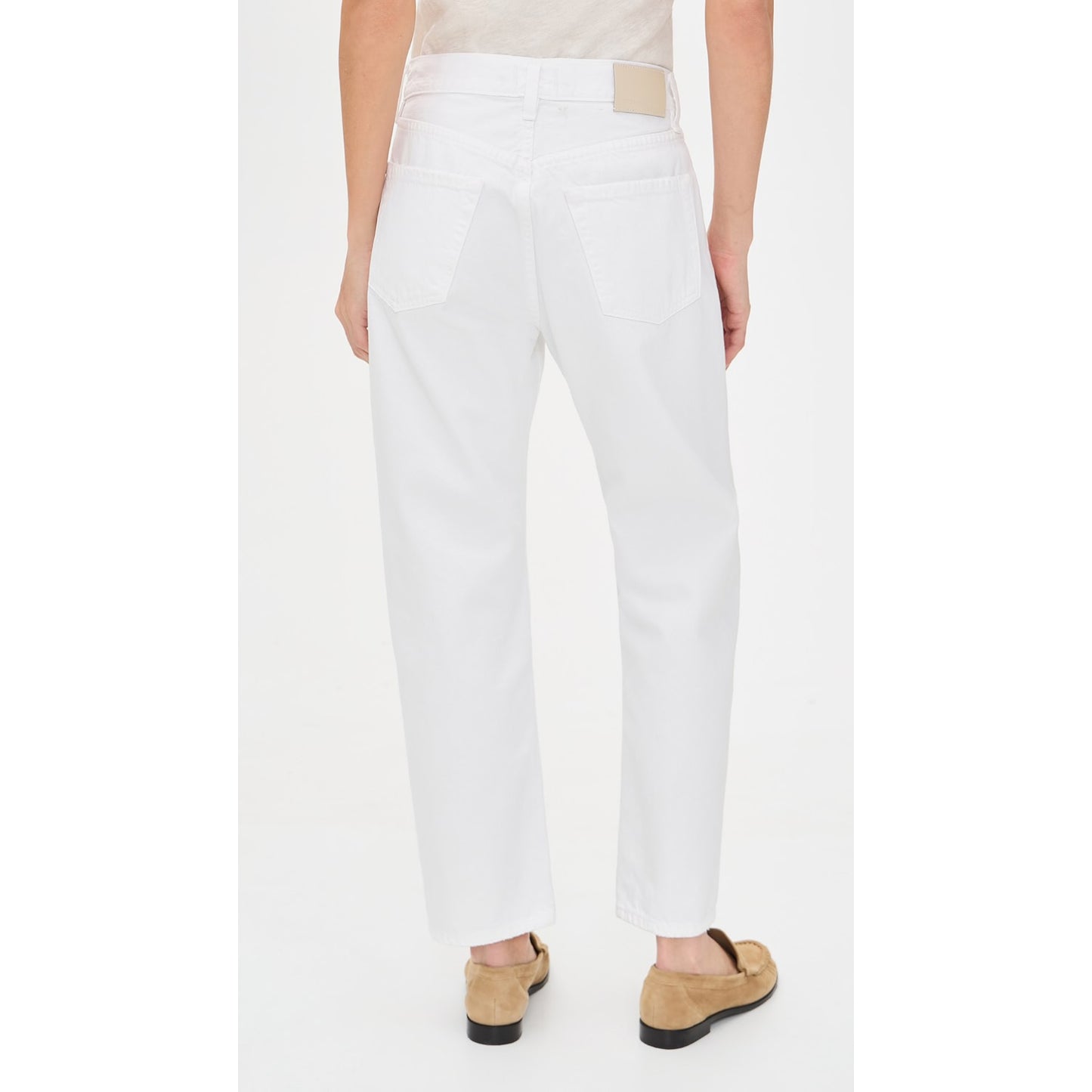 Citizens of Humanity "Winslow" Straight Leg Jeans in White, size 26