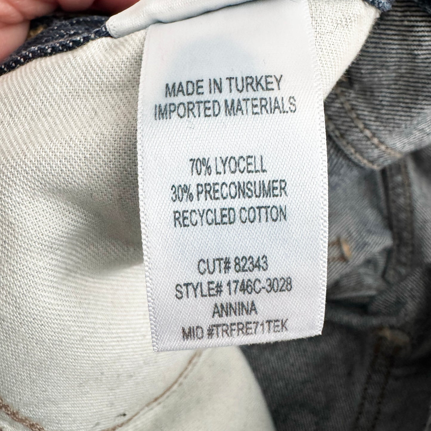 Citizens of Humanity "Annina" Long Trouser Jean in "Westwood", size 25 (fits 26)