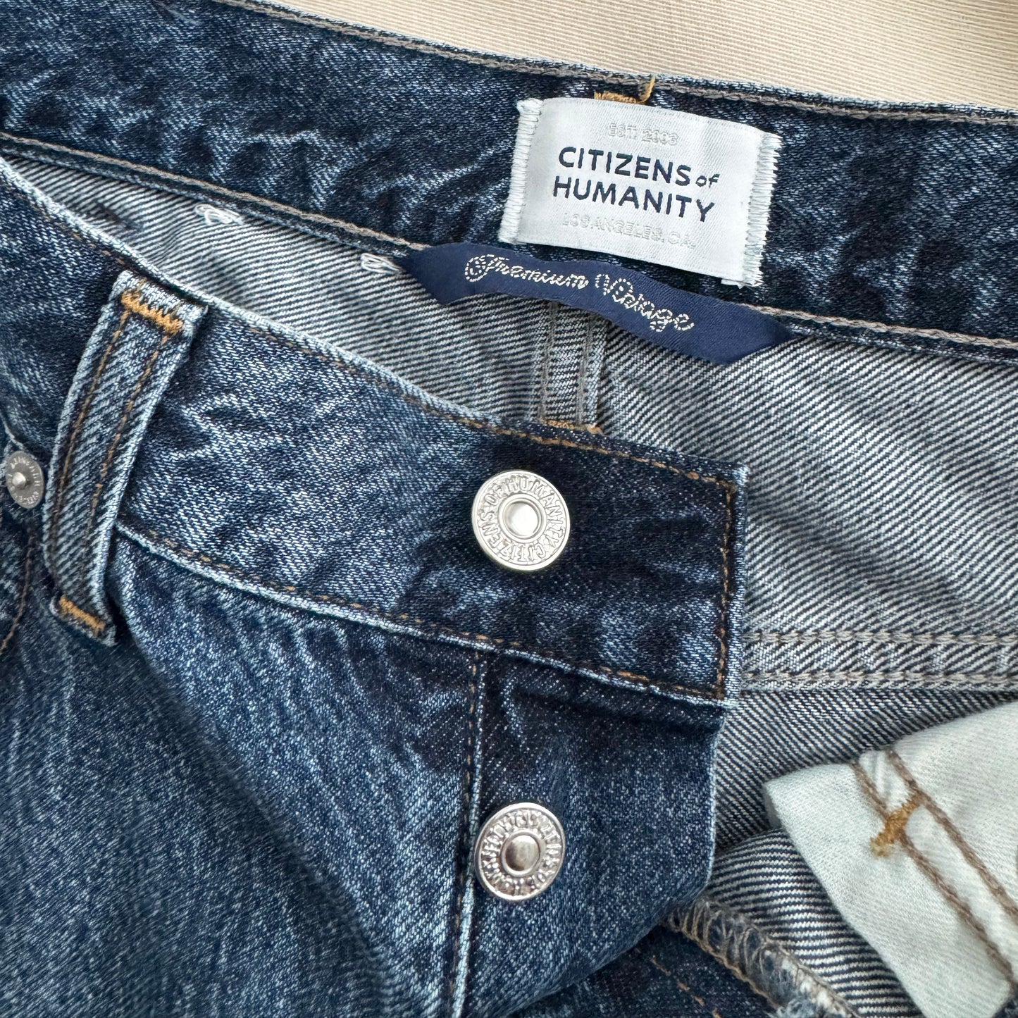 Citizens of Humanity "Annina" Long Trouser Jean in "Westwood", size 25 (fits 26)