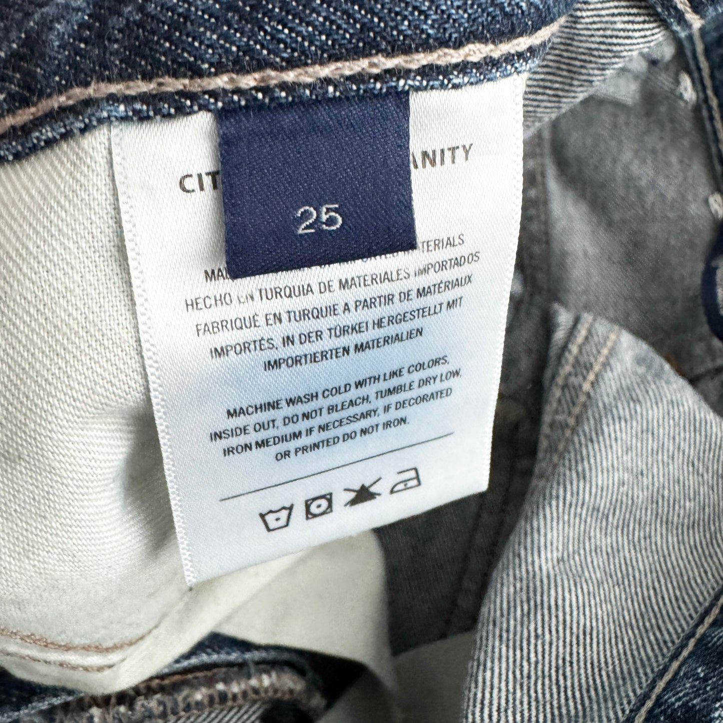 Citizens of Humanity "Annina" Long Trouser Jean in "Westwood", size 25 (fits 26)