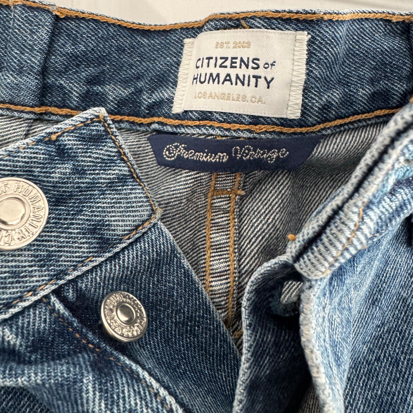 Citizens of Humanity "Horseshoe" Jeans in "First Class", size 27 ** HEMMED **